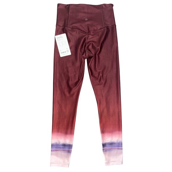 ATHLETA Ultra High Rise Elation 7/8 Tight Size XS 23" | Red Abstract #657538 NEW - Picture 7 of 8